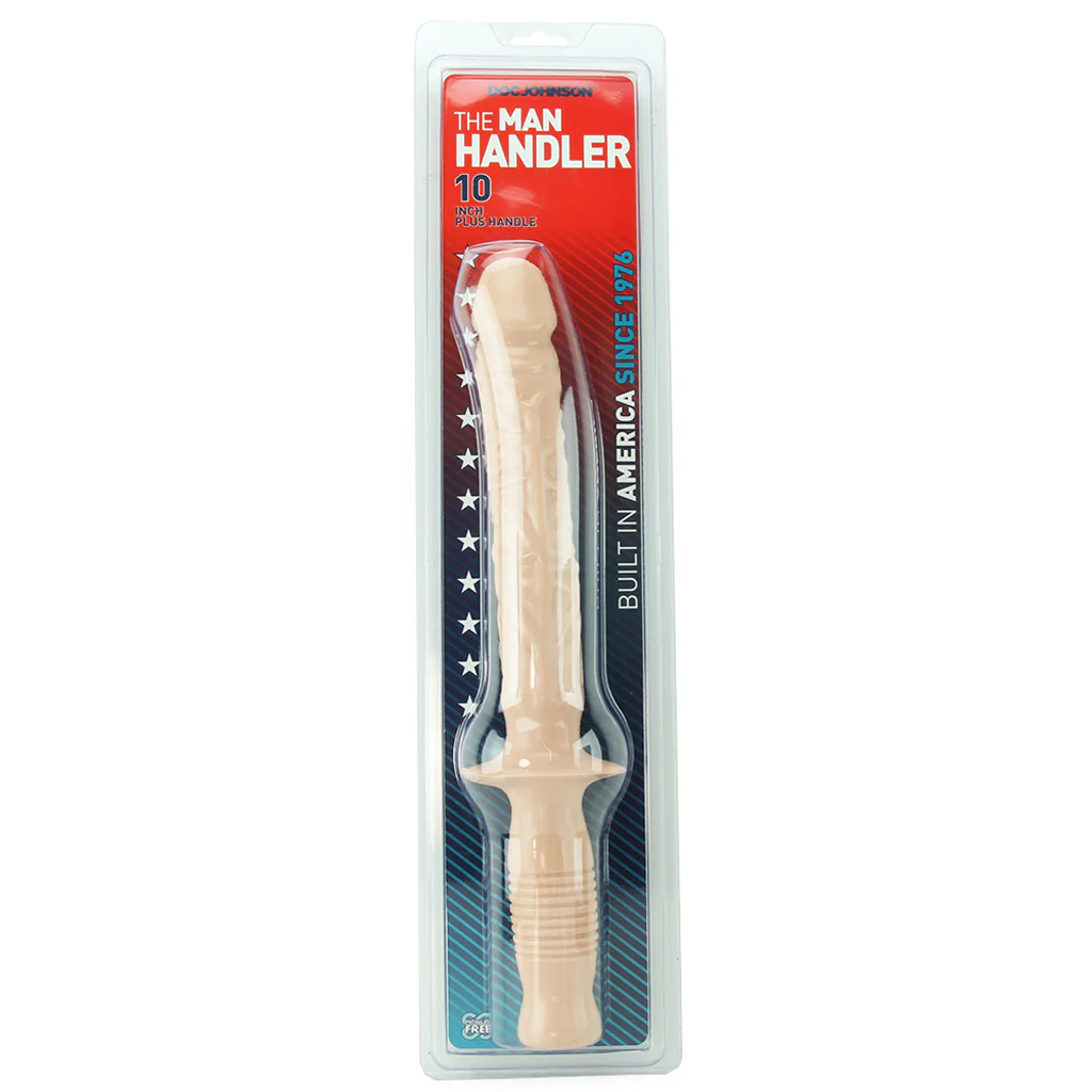 The Man Handler Dildo in White - Image 6