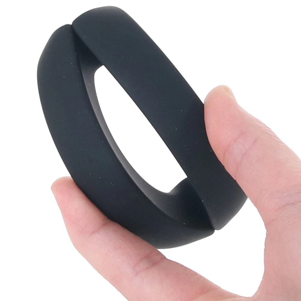 The Paradox 50mm Silicone and Metal Cock Ring - Image 4