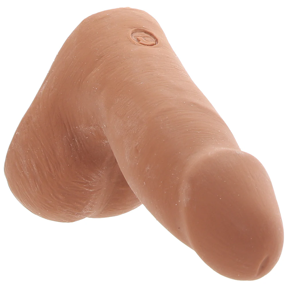 The Realistic 5 Inch Cock with Balls in Caramel - Image 2