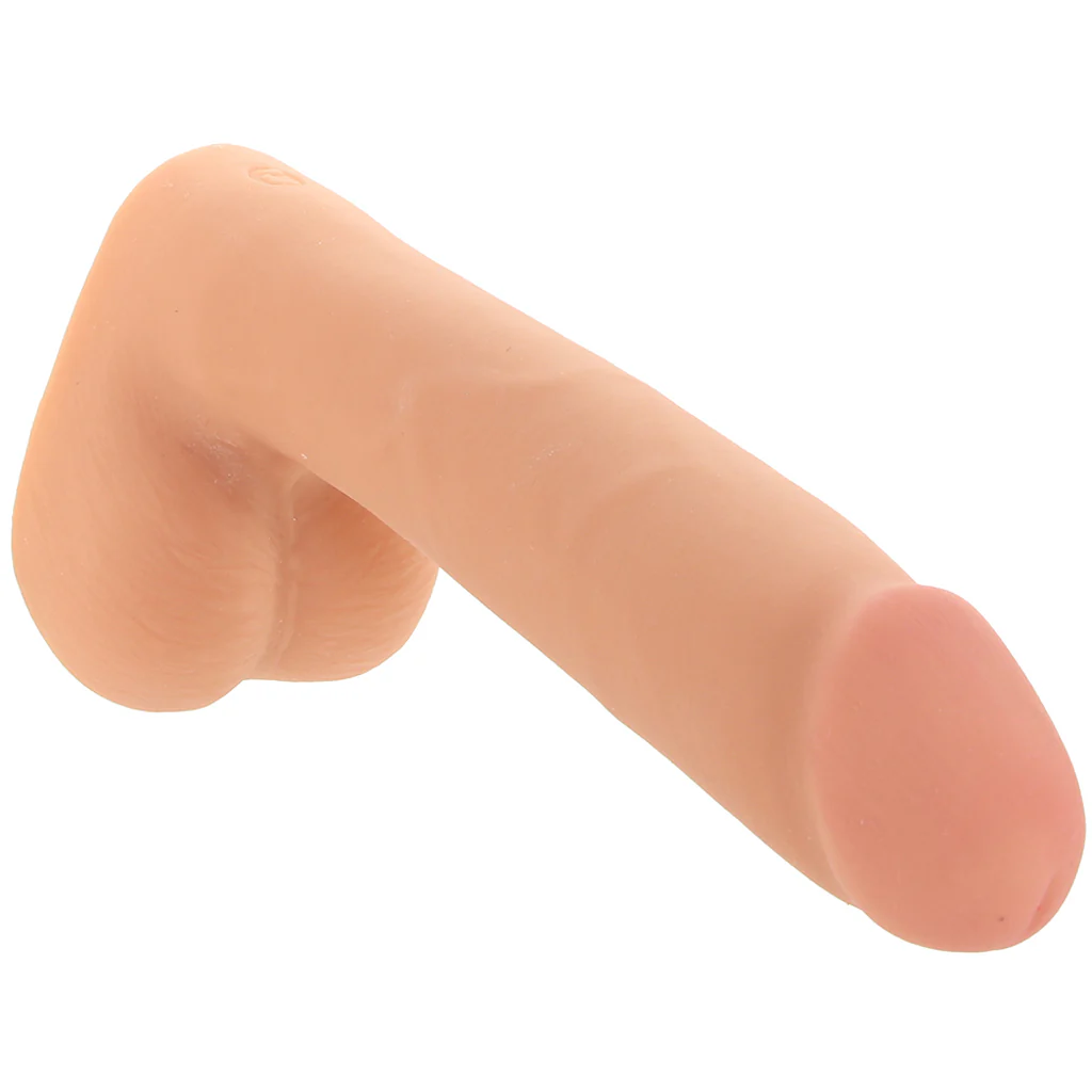 The Realistic 9 Inch Cock with Balls in Vanilla - Image 2