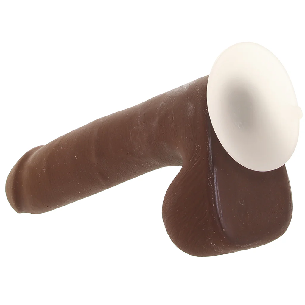 The Realistic 9 Inch Cock with Balls in Chocolate - Image 5