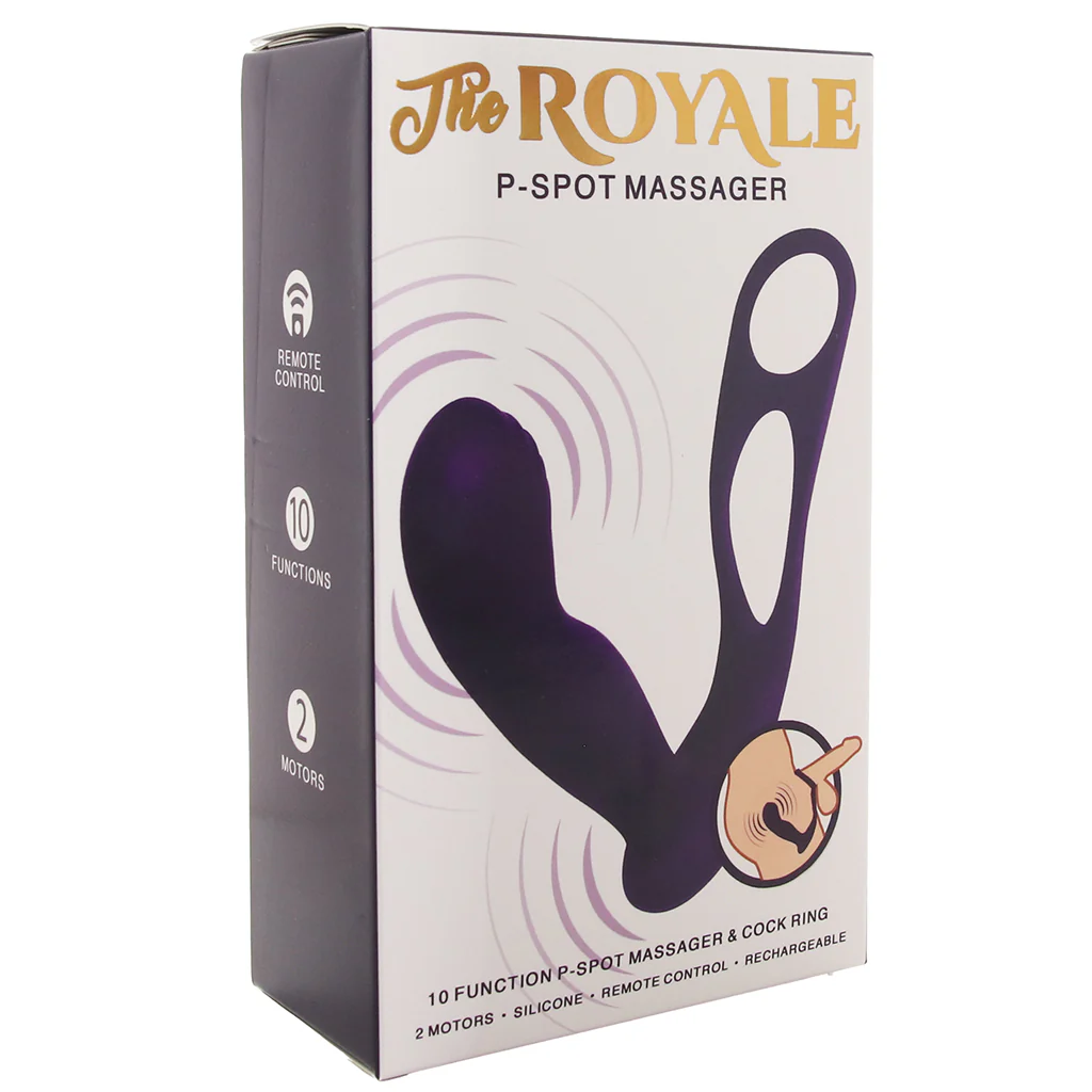 The Royale P-Spot Massager & Cock Ring - Image 9