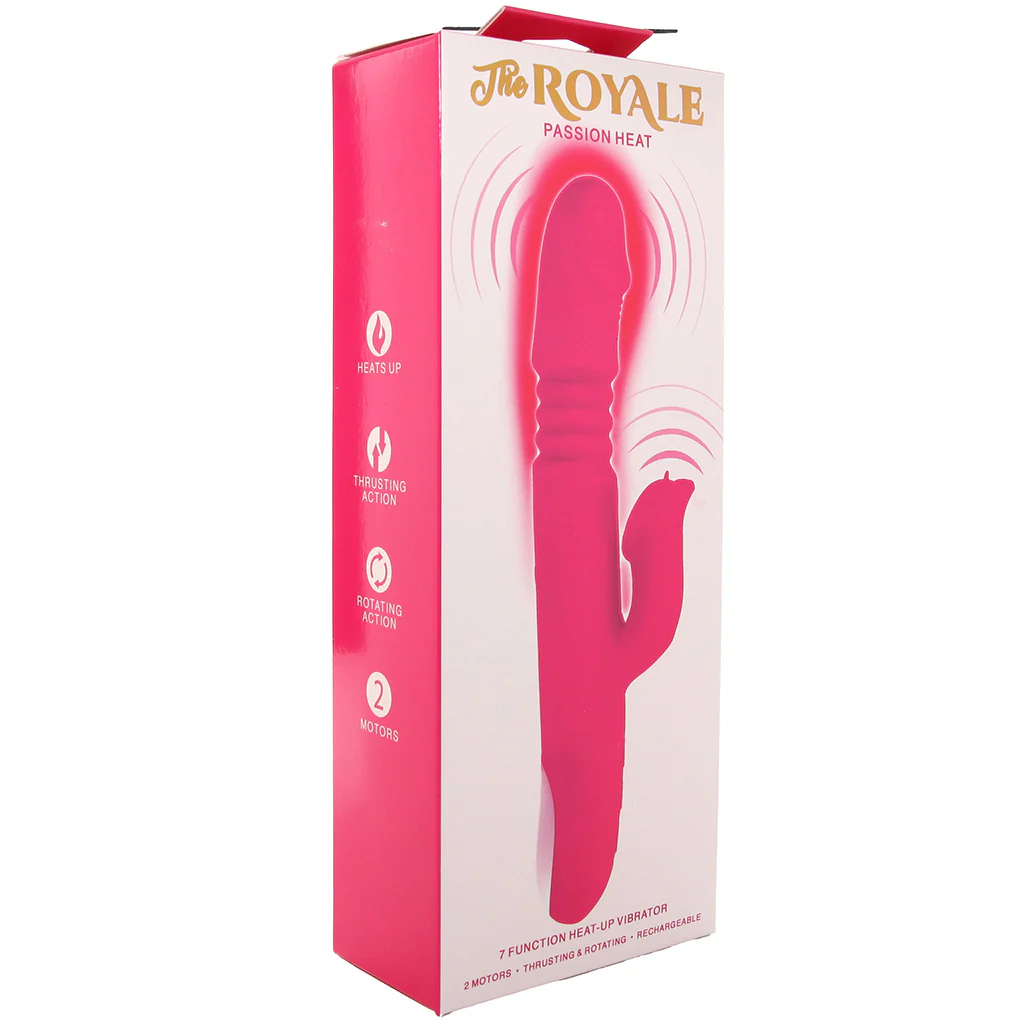 The Royale Passion Heat Thrusting & Rotating Rabbit Vibe - Image 9