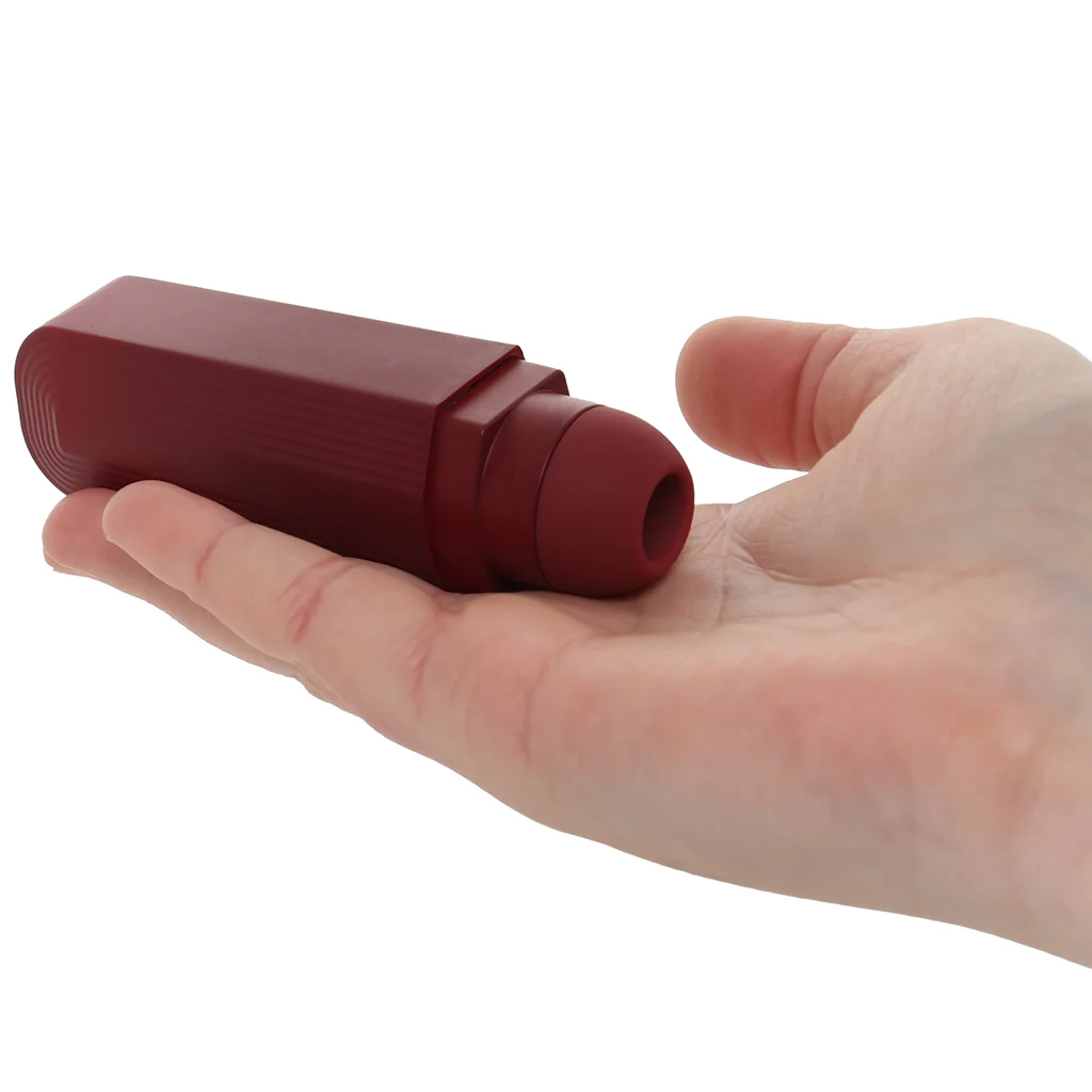 This Product Sucks Sucking Clitoral Stimulator in Burgundy - Image 4