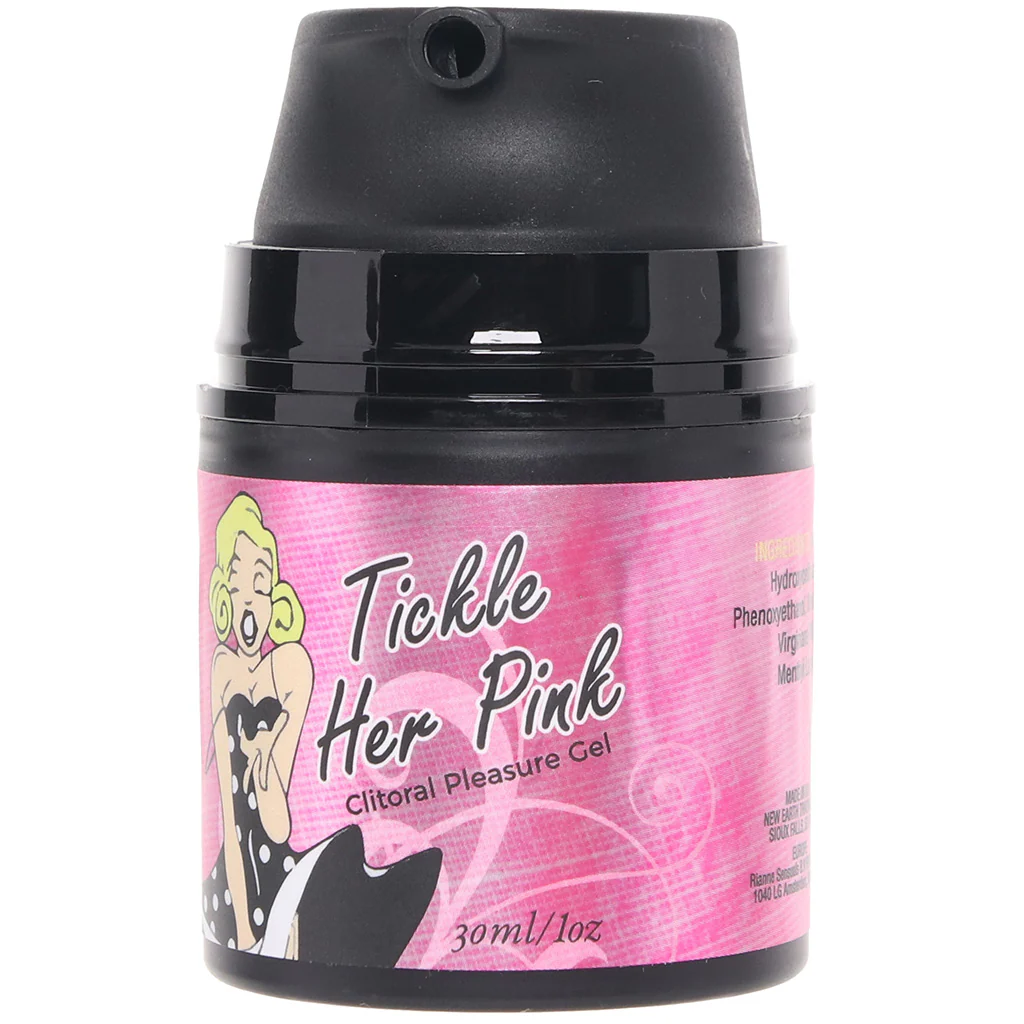 Tickle Her Pink Clitoral Pleasure Gel Pump in 1oz/30ml - Image 5