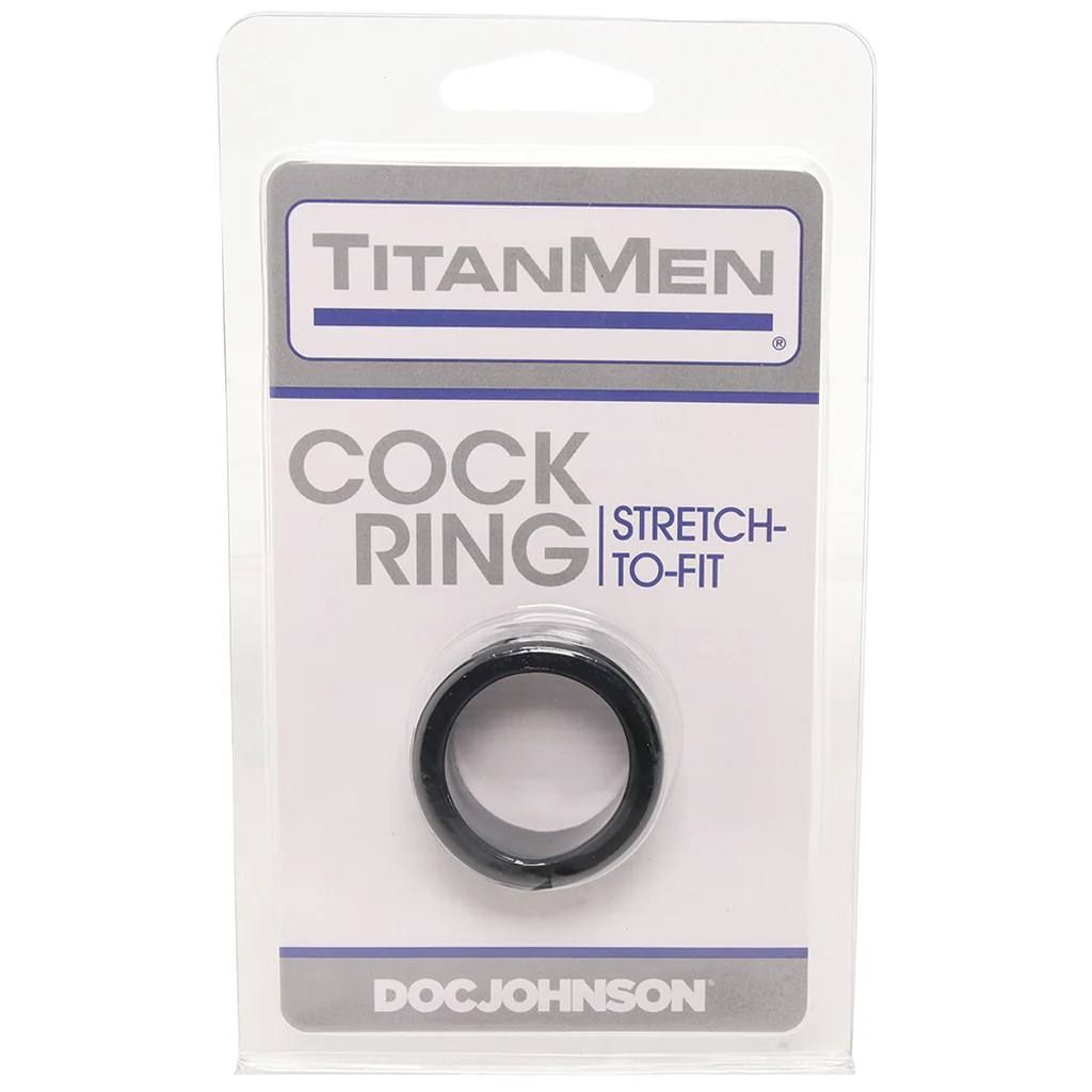 TitanMen Cock Ring in Black - Image 6