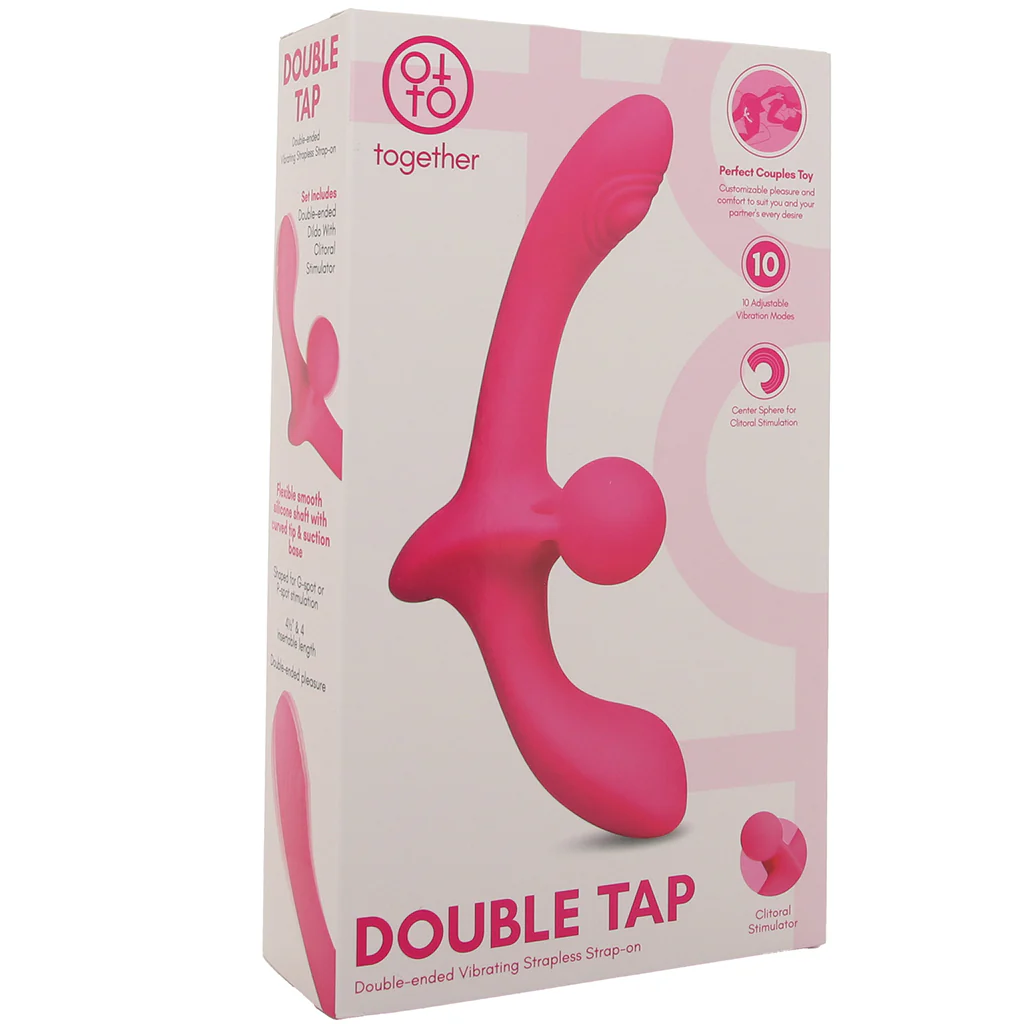 Together Double Tap Strapless Strap-On Vibe - Image 9