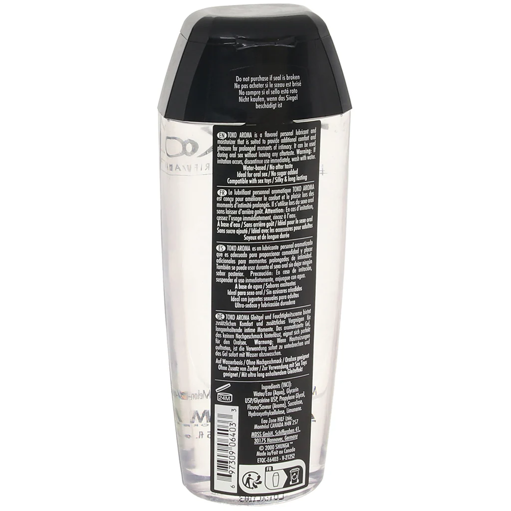Toko Aroma Flavored Lube 5.5oz/163ml in Melon Mango - Image 6