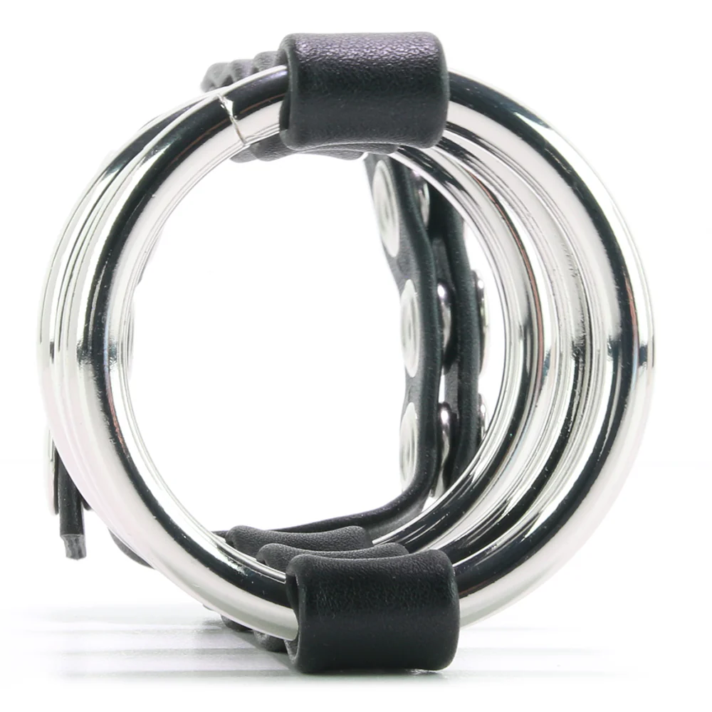 Blue Line Triple Metal C-Ring with Adjustable Ball Strap - Image 2