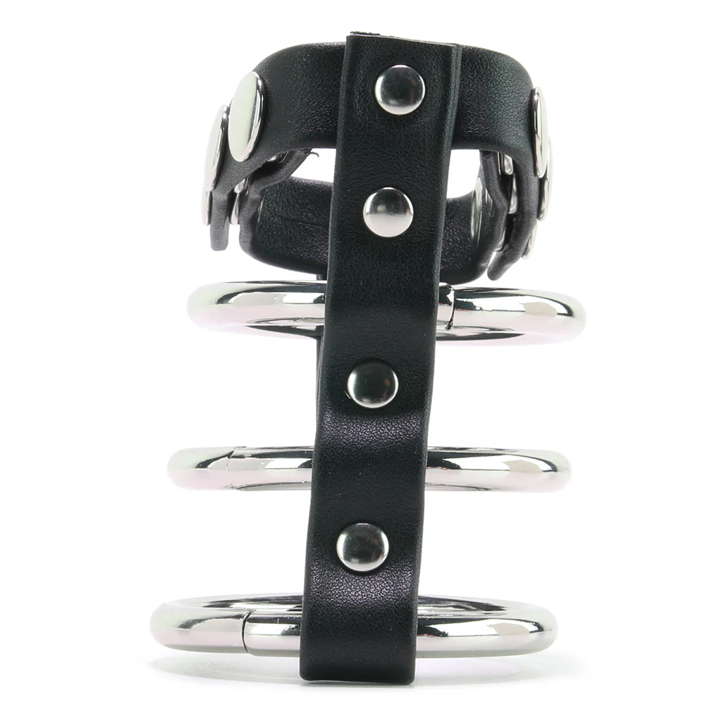 Blue Line Triple Metal C-Ring with Adjustable Ball Strap - Image 4