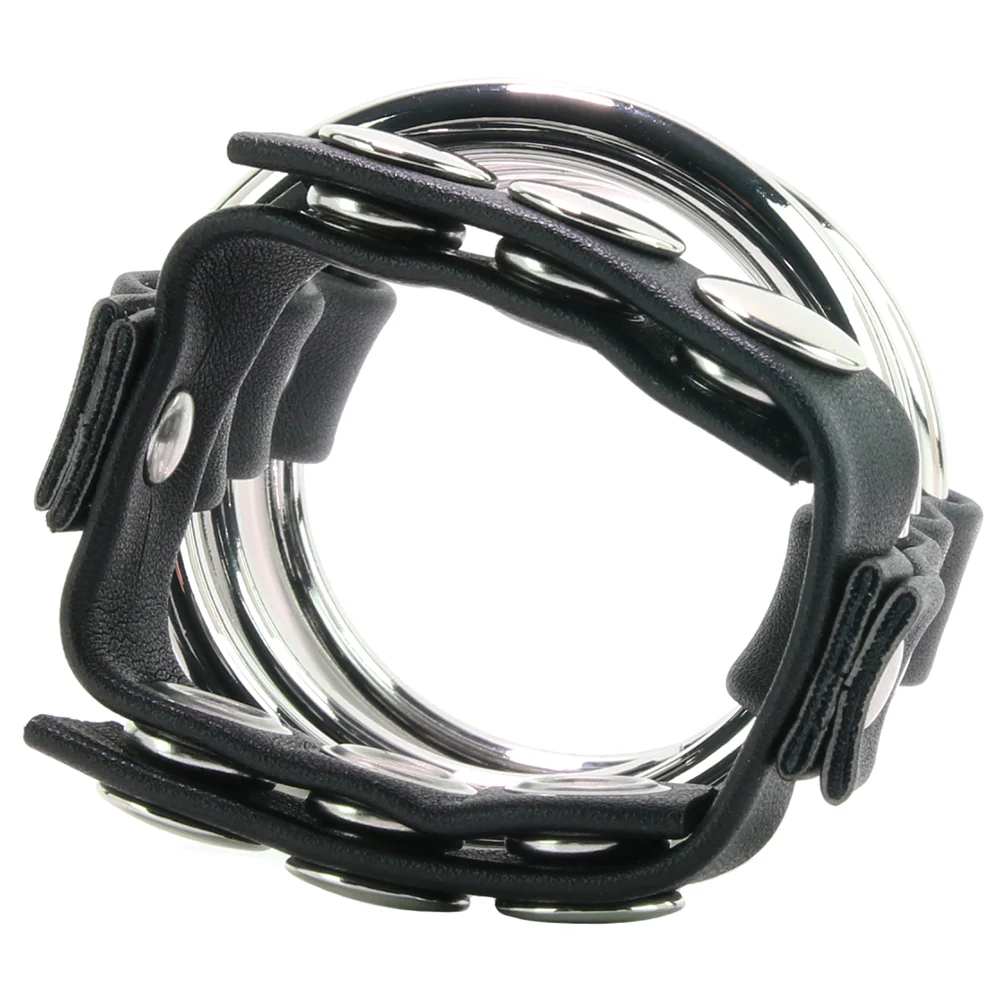 Blue Line Triple Metal C-Ring with Adjustable Ball Strap - Image 5