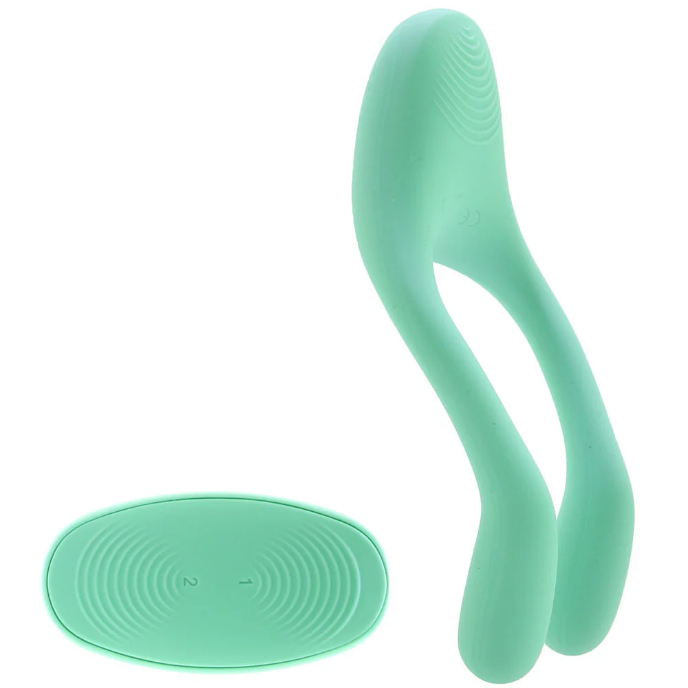 Tryst V2. Multi-Erogenous Silicone Vibe in Mint - Image 5