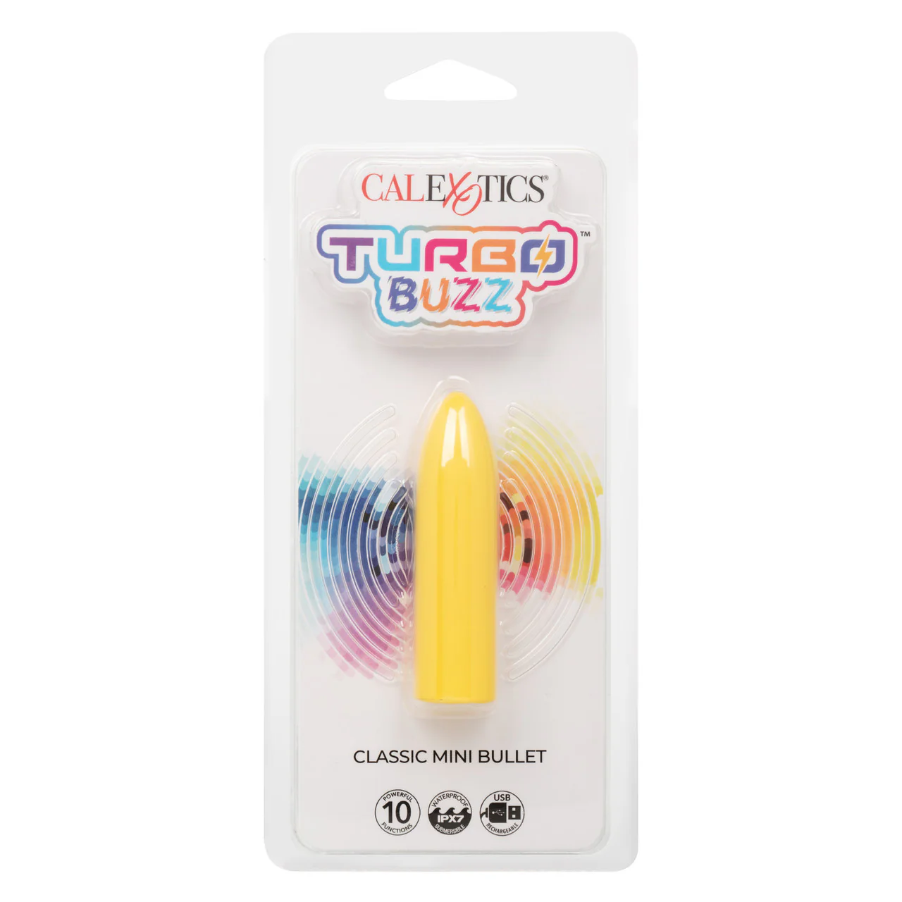 Turbo Buzz Classic Mini Bullet Vibe in Yellow - Image 9