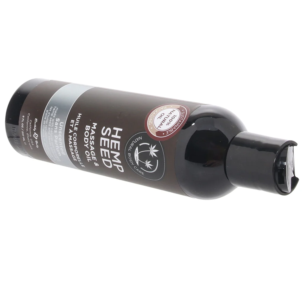 Hemp Seed Massage Oil 8oz/236ml in Unscented - Image 2