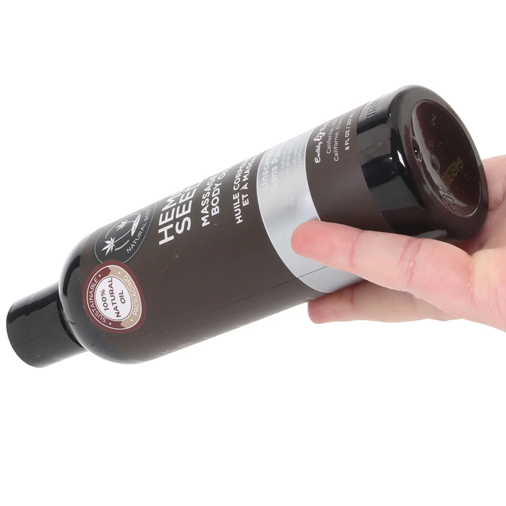 Hemp Seed Massage Oil 8oz/236ml in Unscented - Image 4