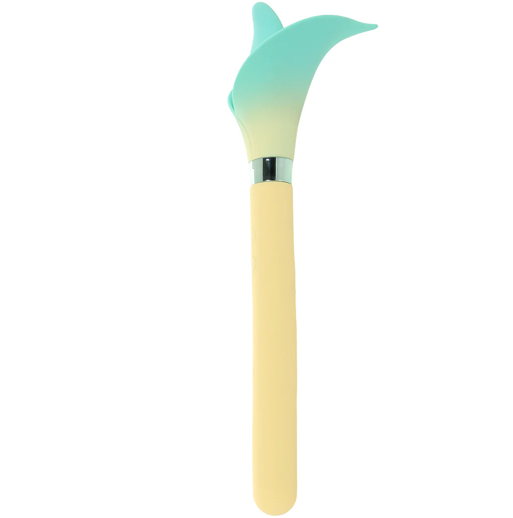 Vala Fiercely Powerful Silicone Flower Vibe in Yellow - Image 5
