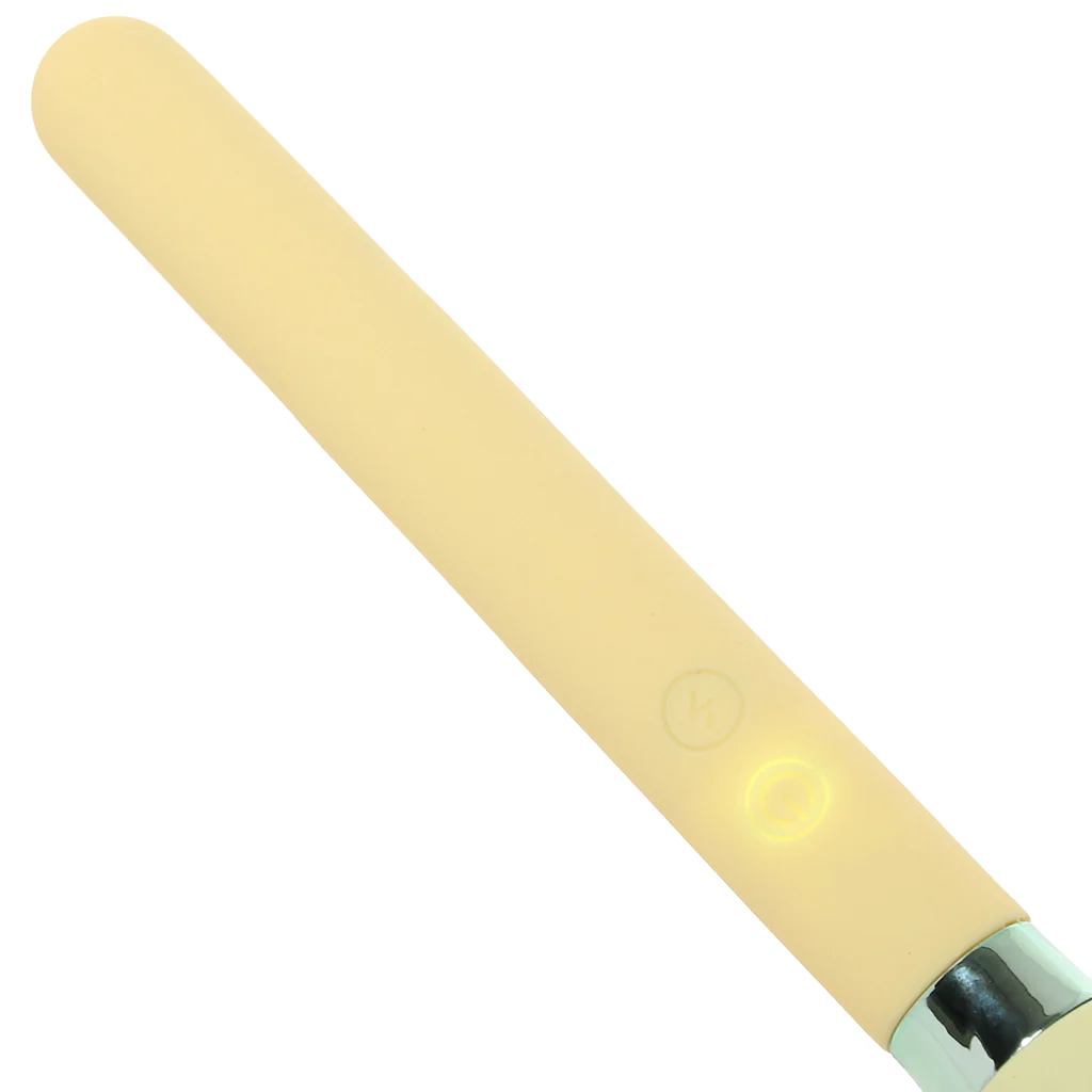 Vala Fiercely Powerful Silicone Flower Vibe in Yellow - Image 6