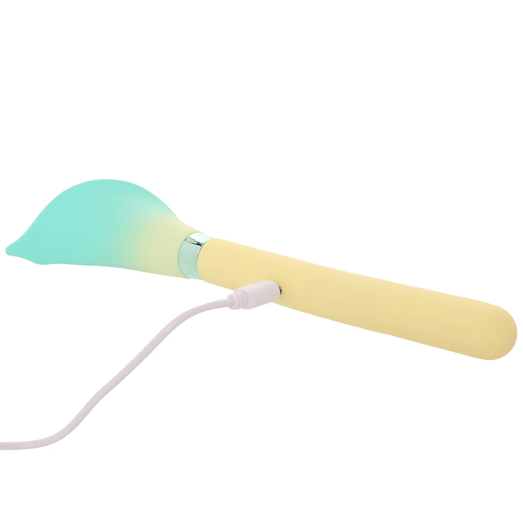 Vala Fiercely Powerful Silicone Flower Vibe in Yellow - Image 7