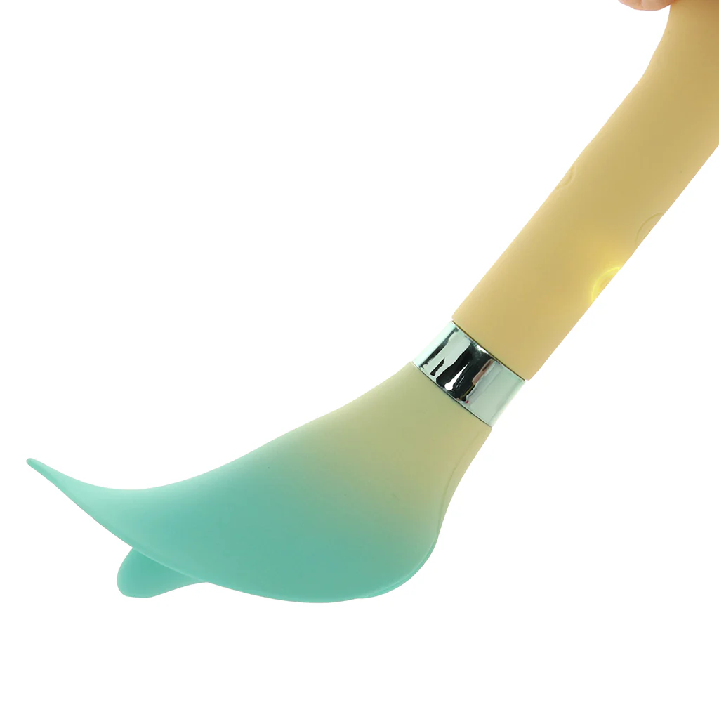 Vala Fiercely Powerful Silicone Flower Vibe in Yellow - Image 8
