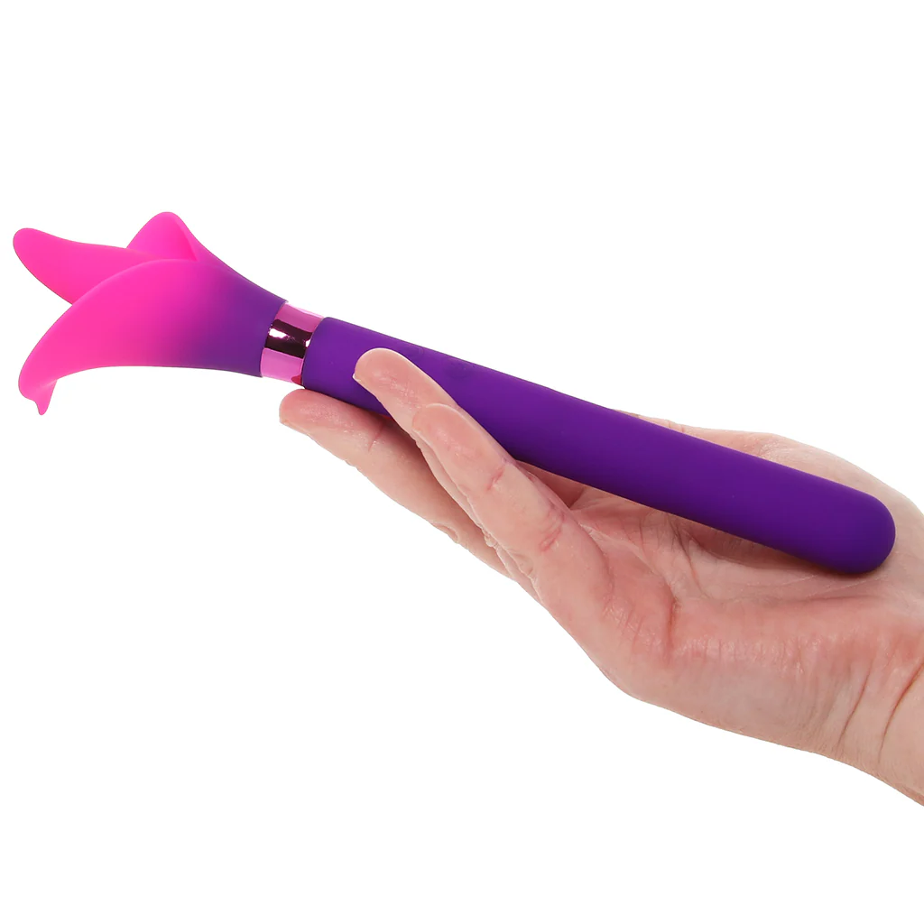 Vala Fiercely Powerful Silicone Flower Vibe in Purple - Image 4