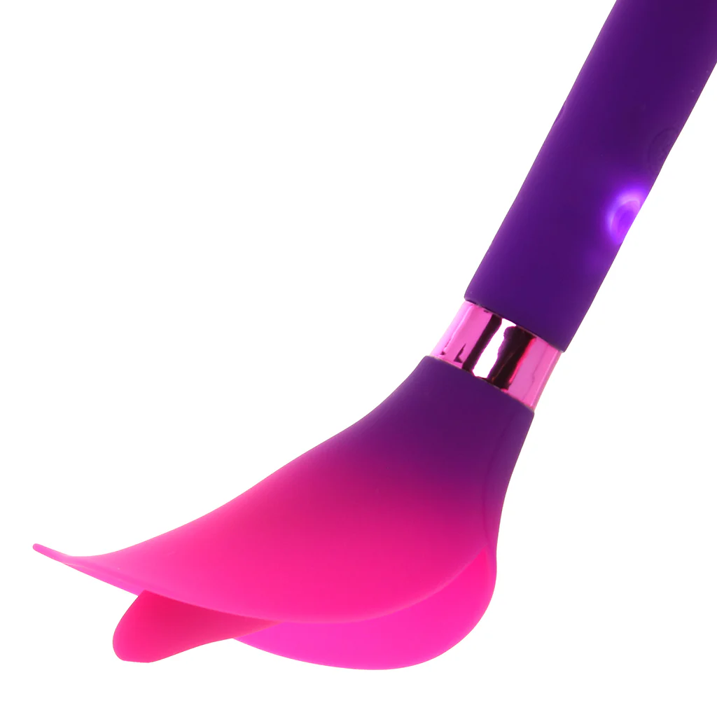 Vala Fiercely Powerful Silicone Flower Vibe in Purple - Image 8