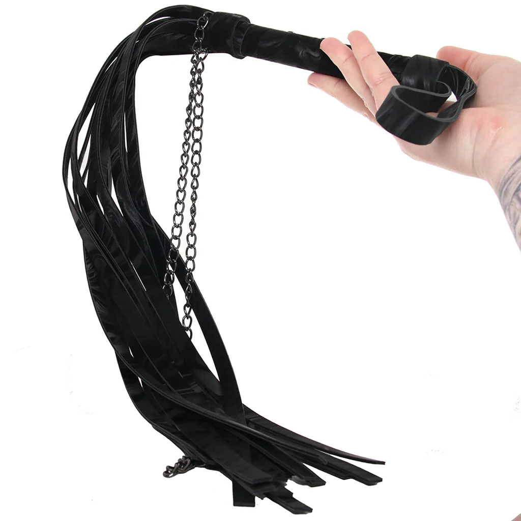 Velvet Noir Chain Flogger - Image 4