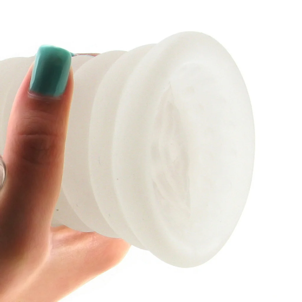 Vibrating Glow Super Head Honcho in White - Image 2