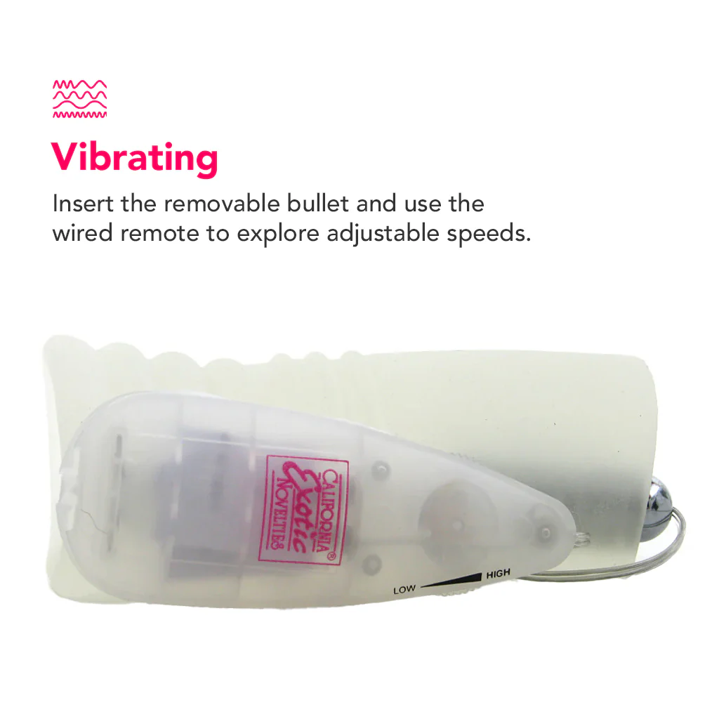 Vibrating Glow Super Head Honcho in White - Image 3
