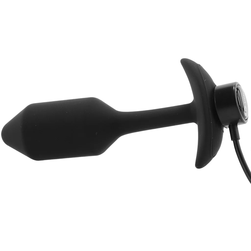 Vibrating Weighted Silicone Snug Plug in Medium - Image 3