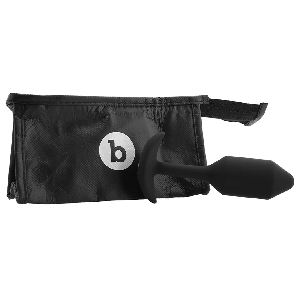 Vibrating Weighted Silicone Snug Plug in Medium - Image 5