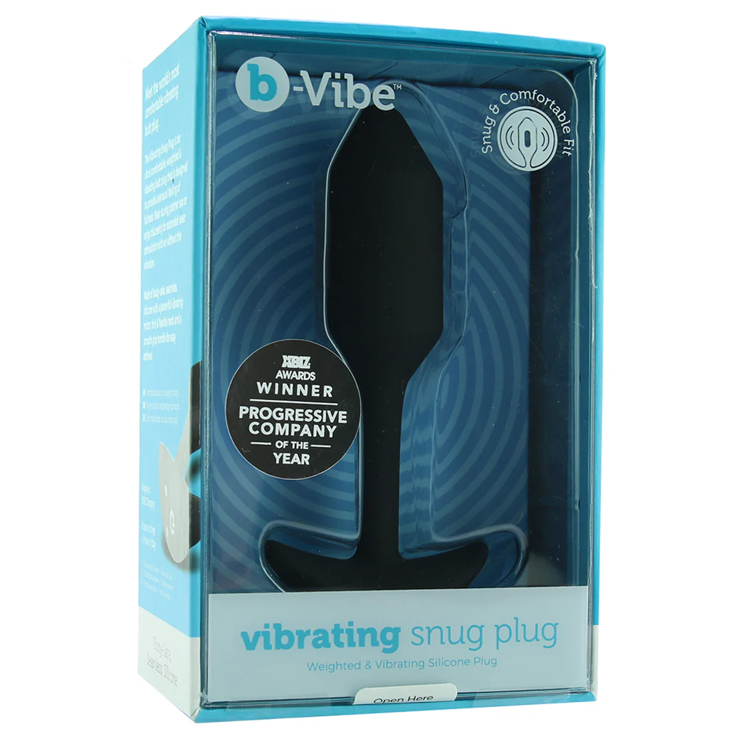 Vibrating Weighted Silicone Snug Plug in Medium - Image 6