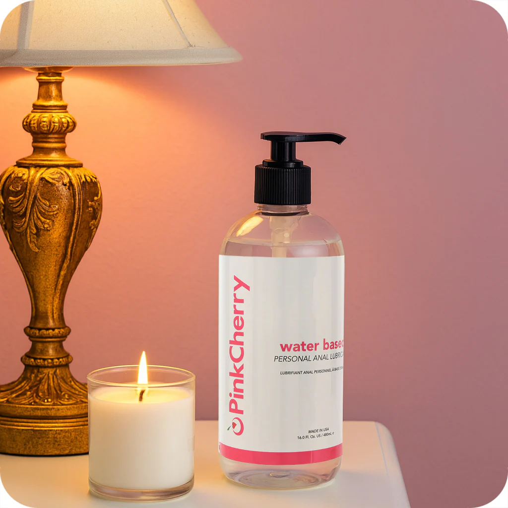 PinkCherry Water Based Anal Lubricant in 16oz/475ml - Image 7