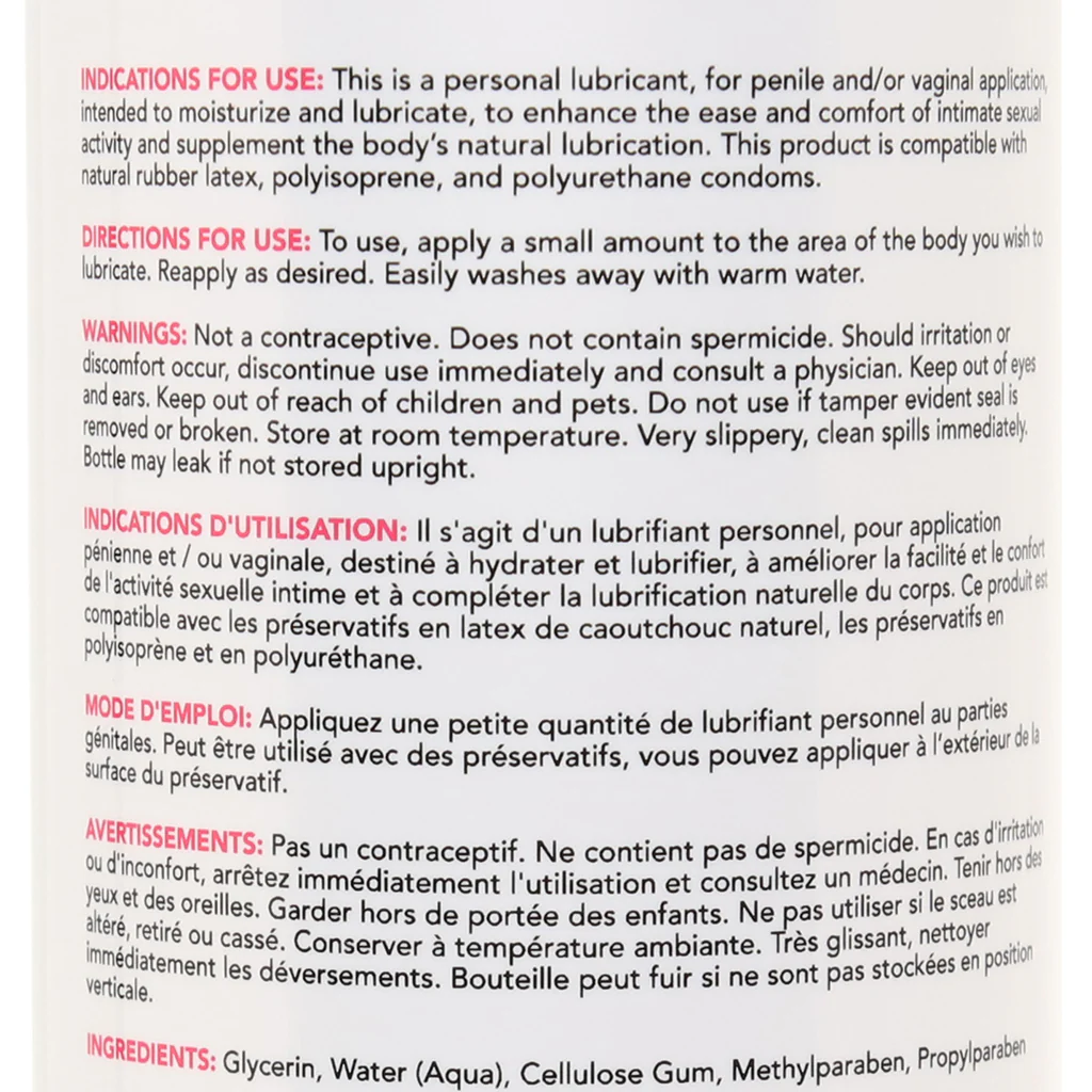 PinkCherry Water Based Anal Lubricant in 4.5oz/133ml - Image 5