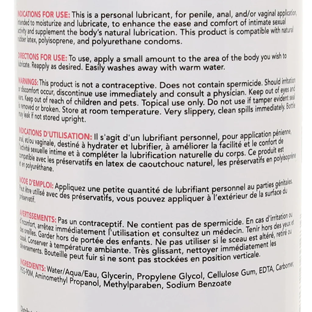 PinkCherry Water Based Anal Lubricant in 8oz/240ml - Image 7