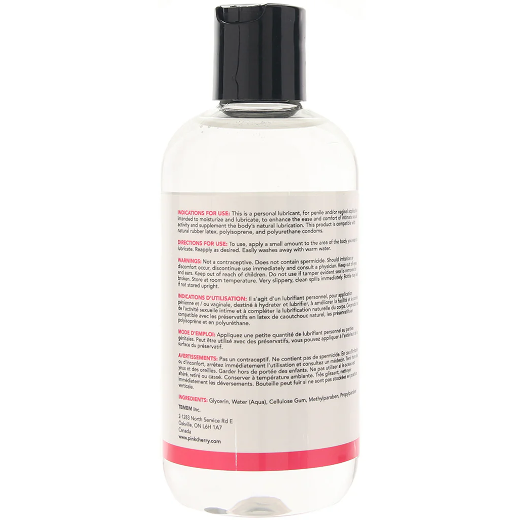 PinkCherry Water Based Lubricant in 4.5oz/135ml - Image 3