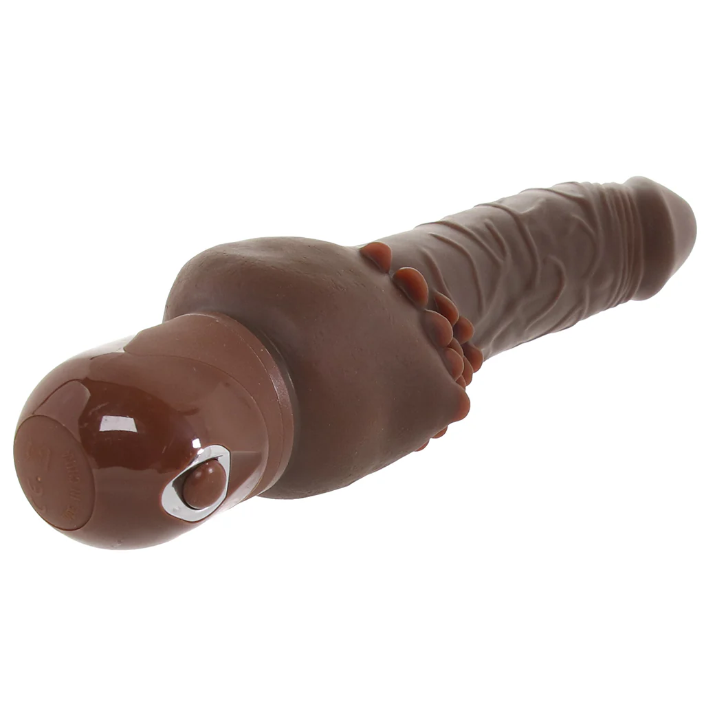 Waterproof Power Stud Cliterrific Vibe in Brown - Image 5