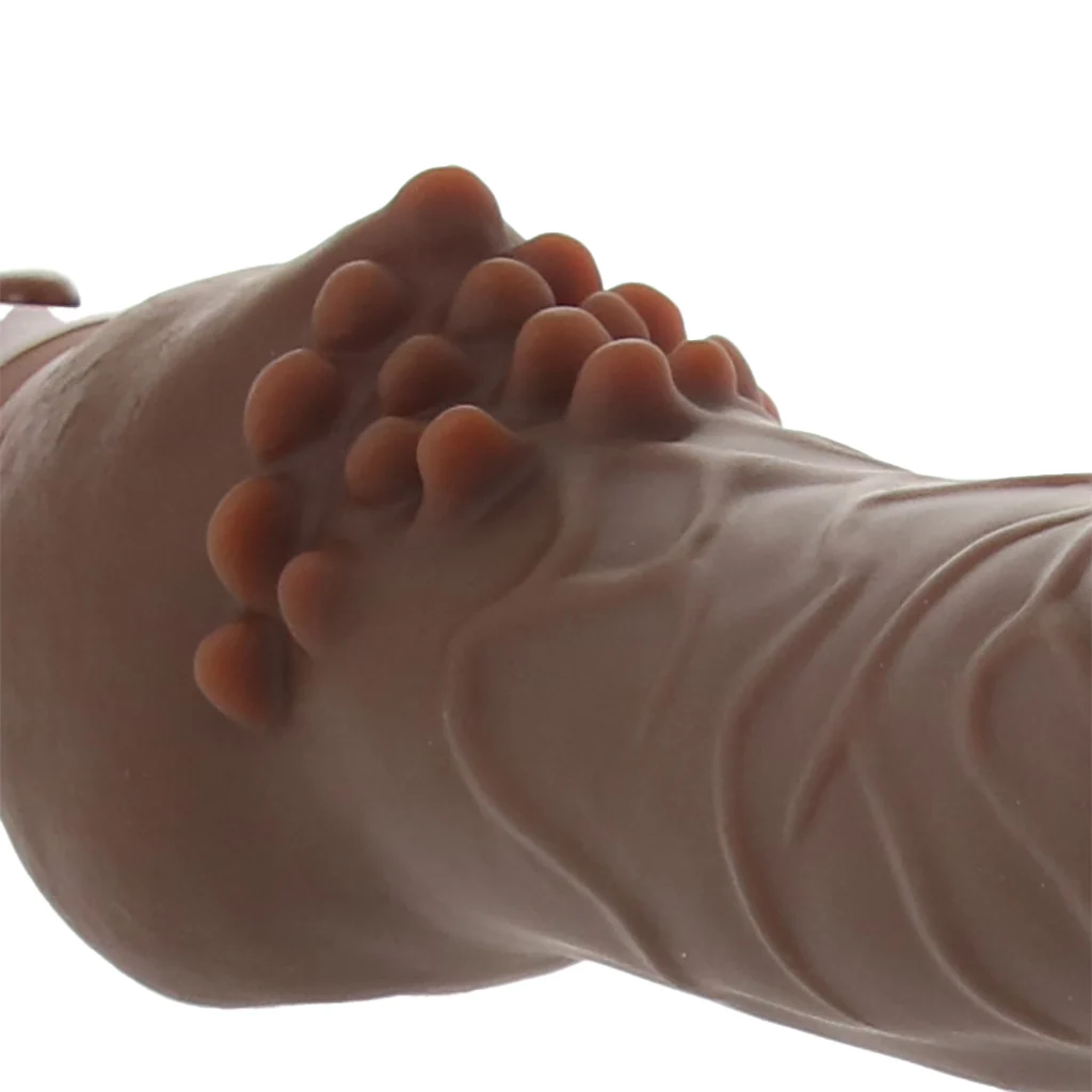 Waterproof Power Stud Cliterrific Vibe in Brown - Image 8