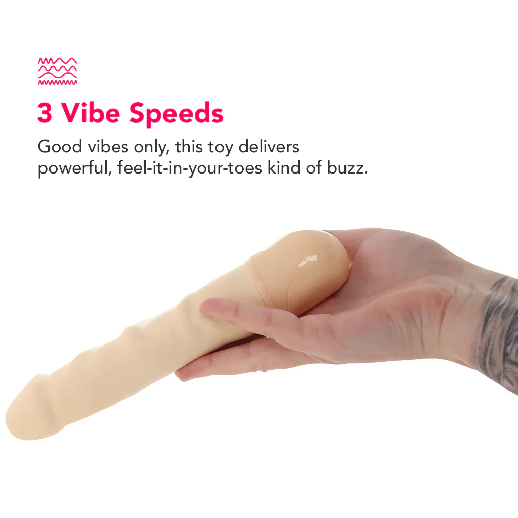 Waterproof Power Stud Rod Vibe in Ivory - Image 4