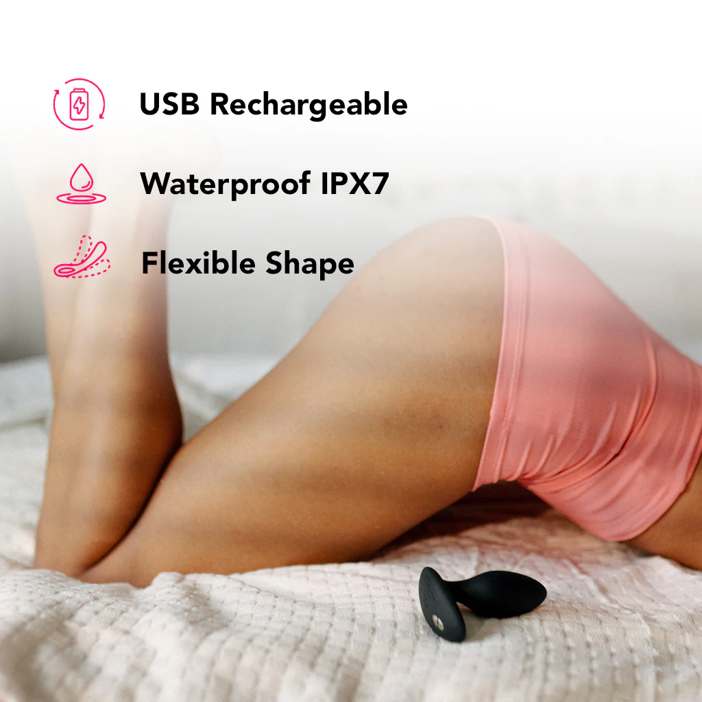 We-Vibe Ditto+ Vibrating Anal Plug in Black - Image 7
