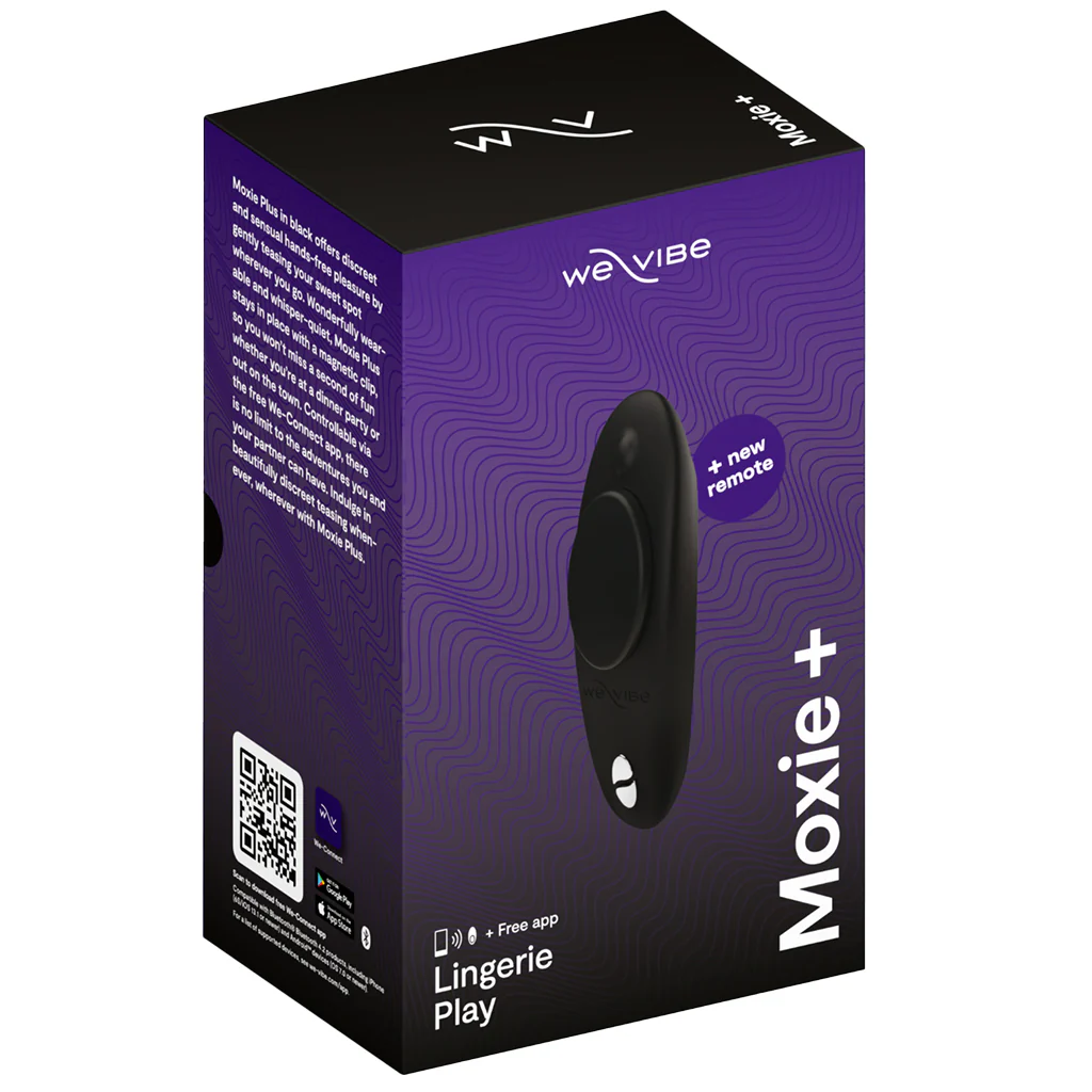 We-Vibe Moxie+ Wearable Clitoral Vibe in Satin Black - Image 9