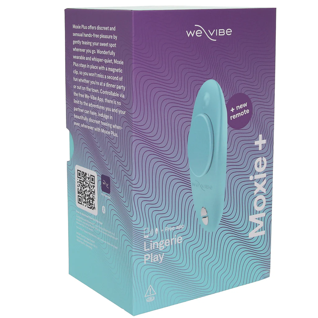 We-Vibe Moxie+ Wearable Clitoral Vibe in Aqua - Image 9
