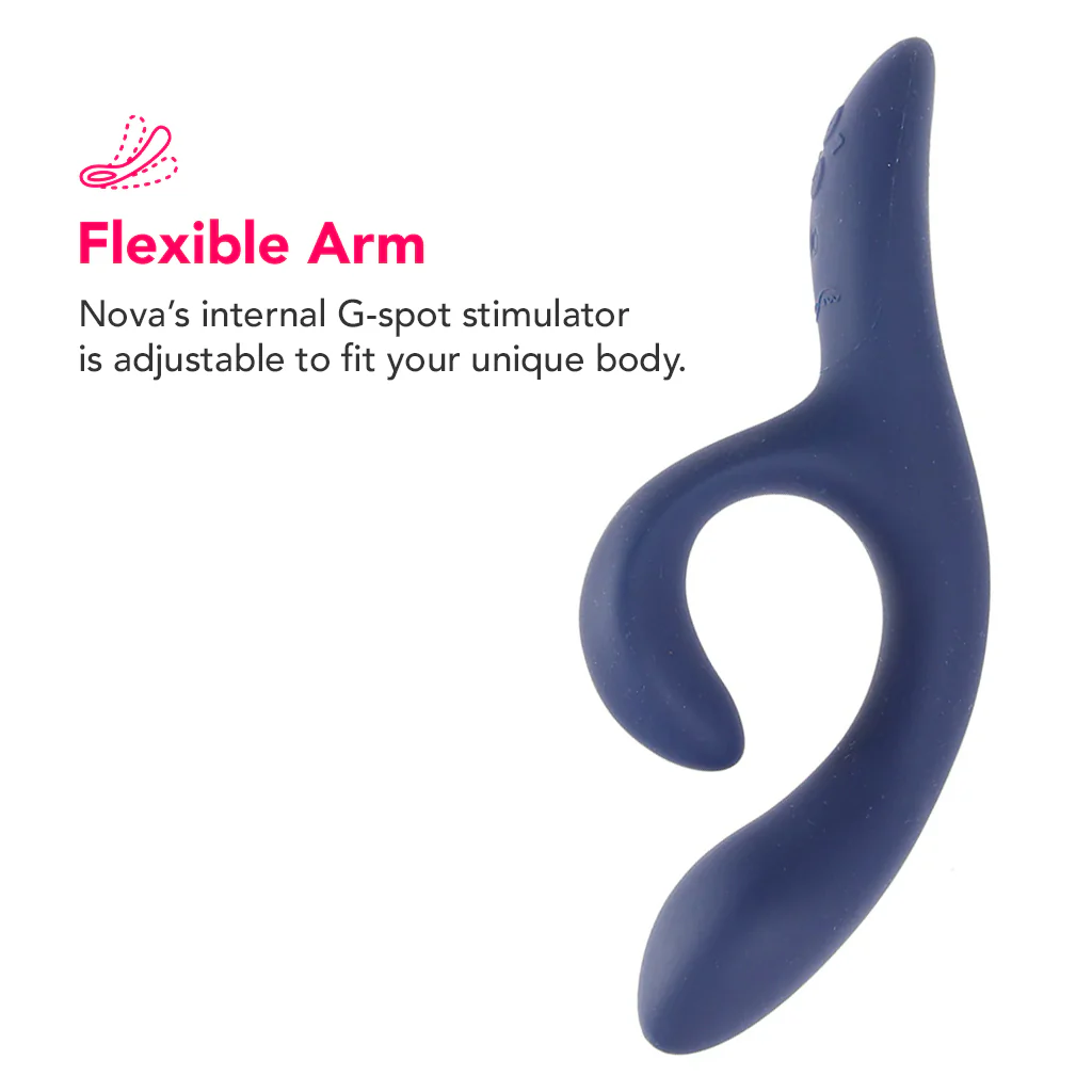 We-Vibe Nova 2 Rabbit Vibe in Midnight Blue - Image 3