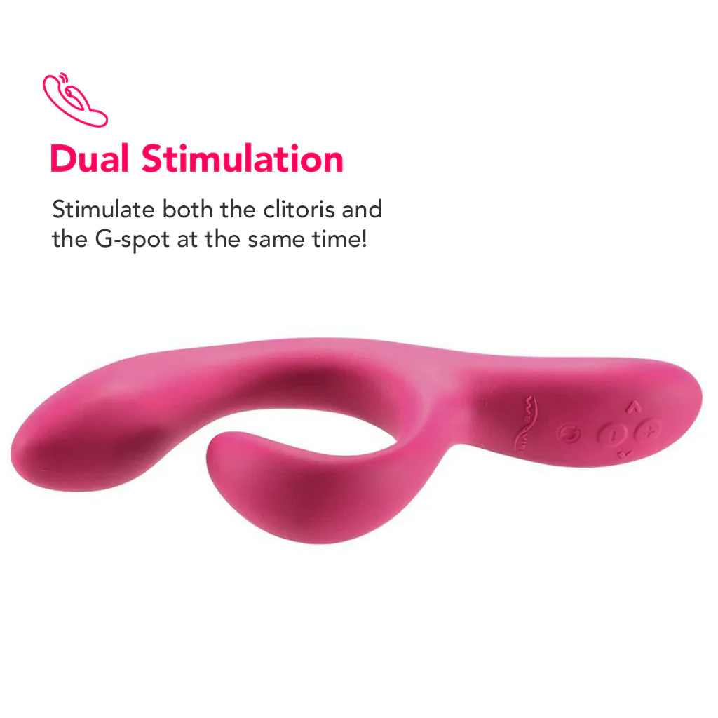We-Vibe Nova 2 Rabbit Vibe in Fuchsia - Image 5
