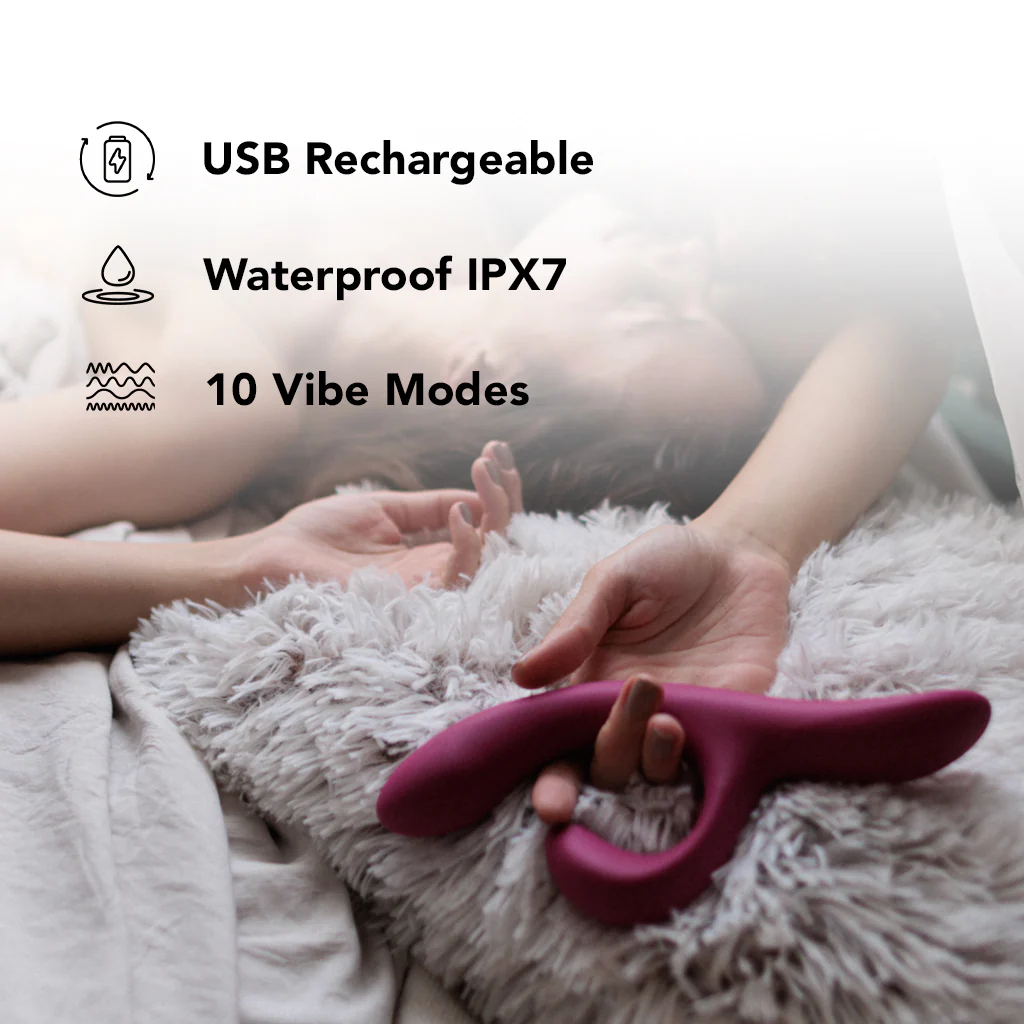 We-Vibe Nova 2 Rabbit Vibe in Fuchsia - Image 7