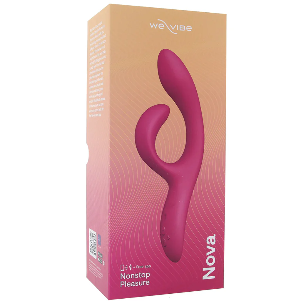 We-Vibe Nova 2 Rabbit Vibe in Fuchsia - Image 9