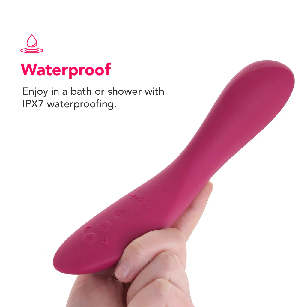 We-Vibe Rave 2 Silicone G-Spot Vibe in Fuschia - Image 4