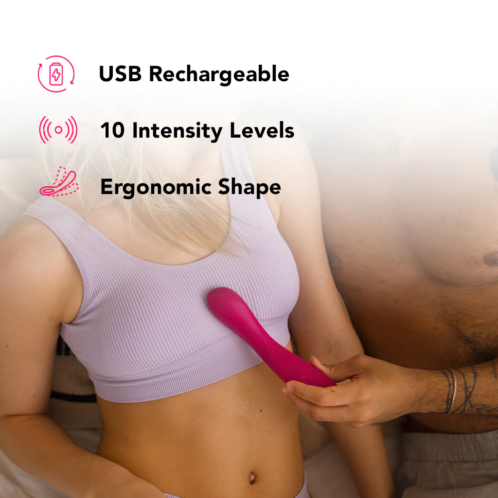We-Vibe Rave 2 Silicone G-Spot Vibe in Fuschia - Image 6
