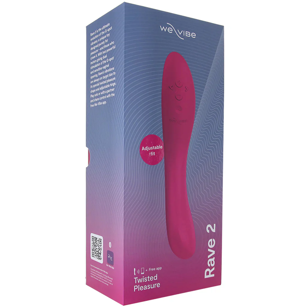 We-Vibe Rave 2 Silicone G-Spot Vibe in Fuschia - Image 8
