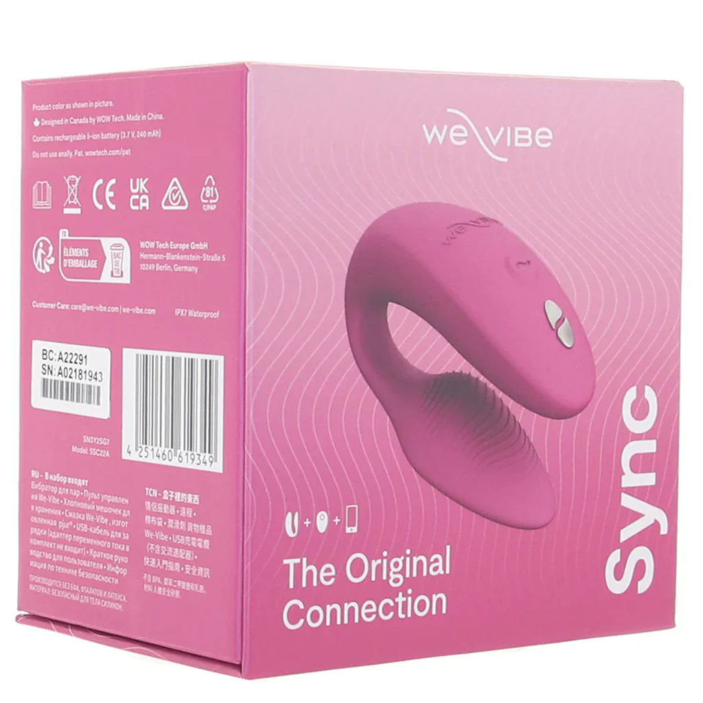 We-Vibe Sync 2 Couple's Vibe in Rose - Image 9