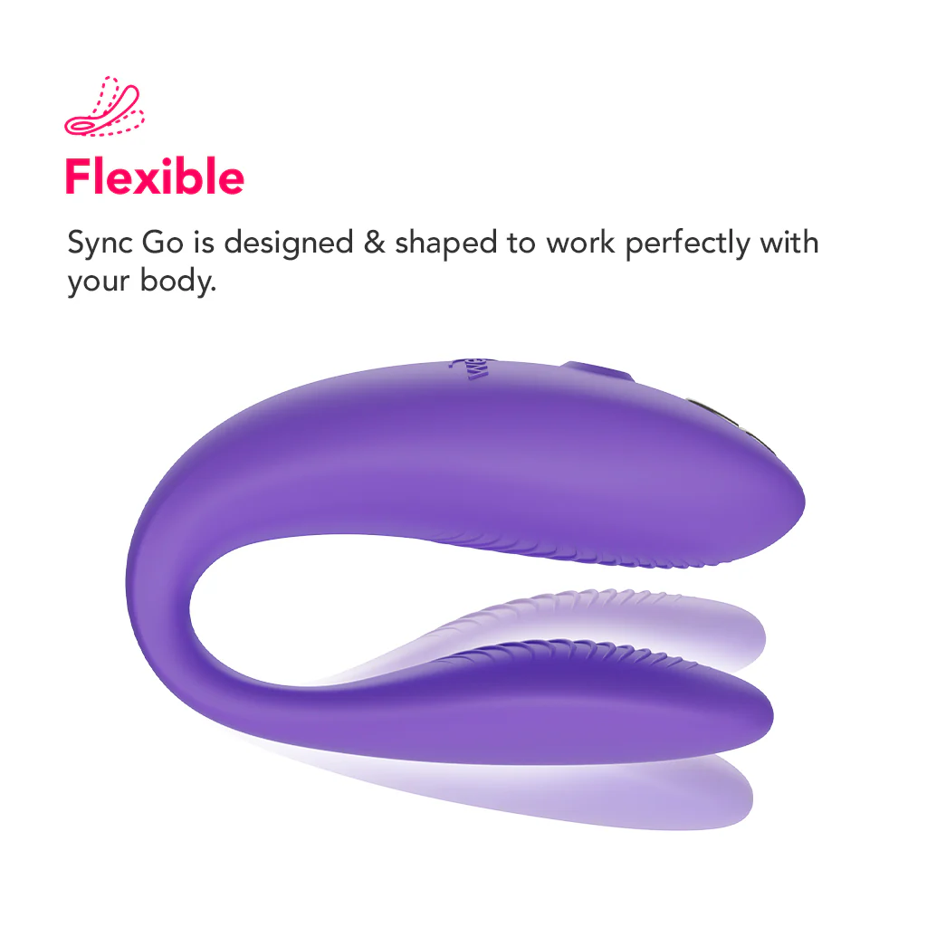 We-Vibe Sync Go Travel Couples Vibe in Purple - Image 4